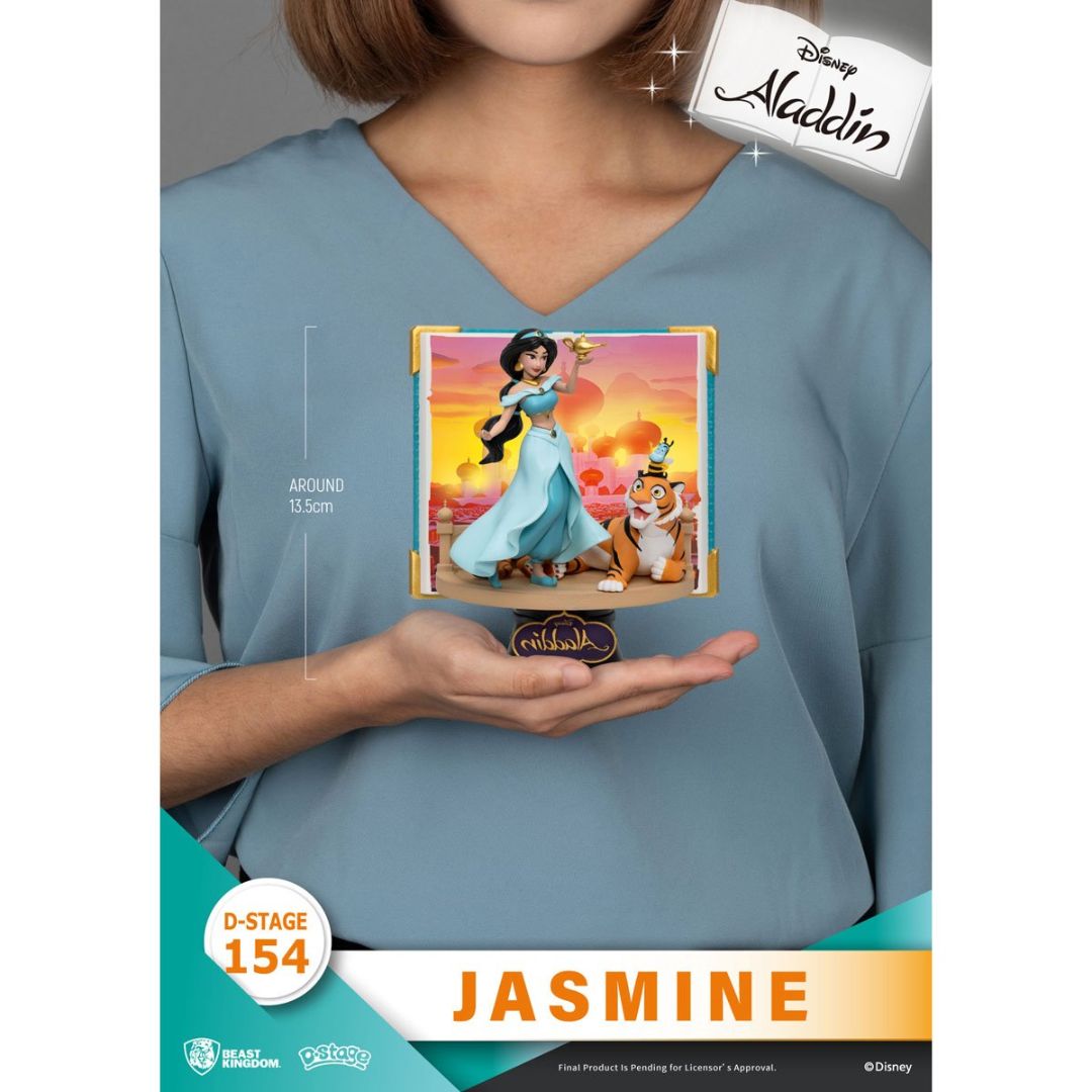 Aladdin Disney Story Book Series Jasmine D-Stage Statue by Beast Kingdom -Beast Kingdom - India - www.superherotoystore.com