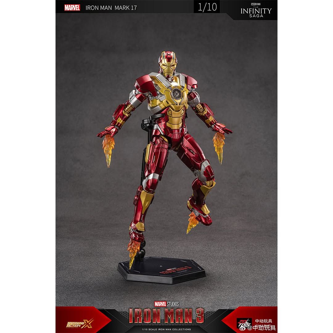 Iron Man Mk17 Action Figure By Zd Toys -ZD Toys - India - www.superherotoystore.com