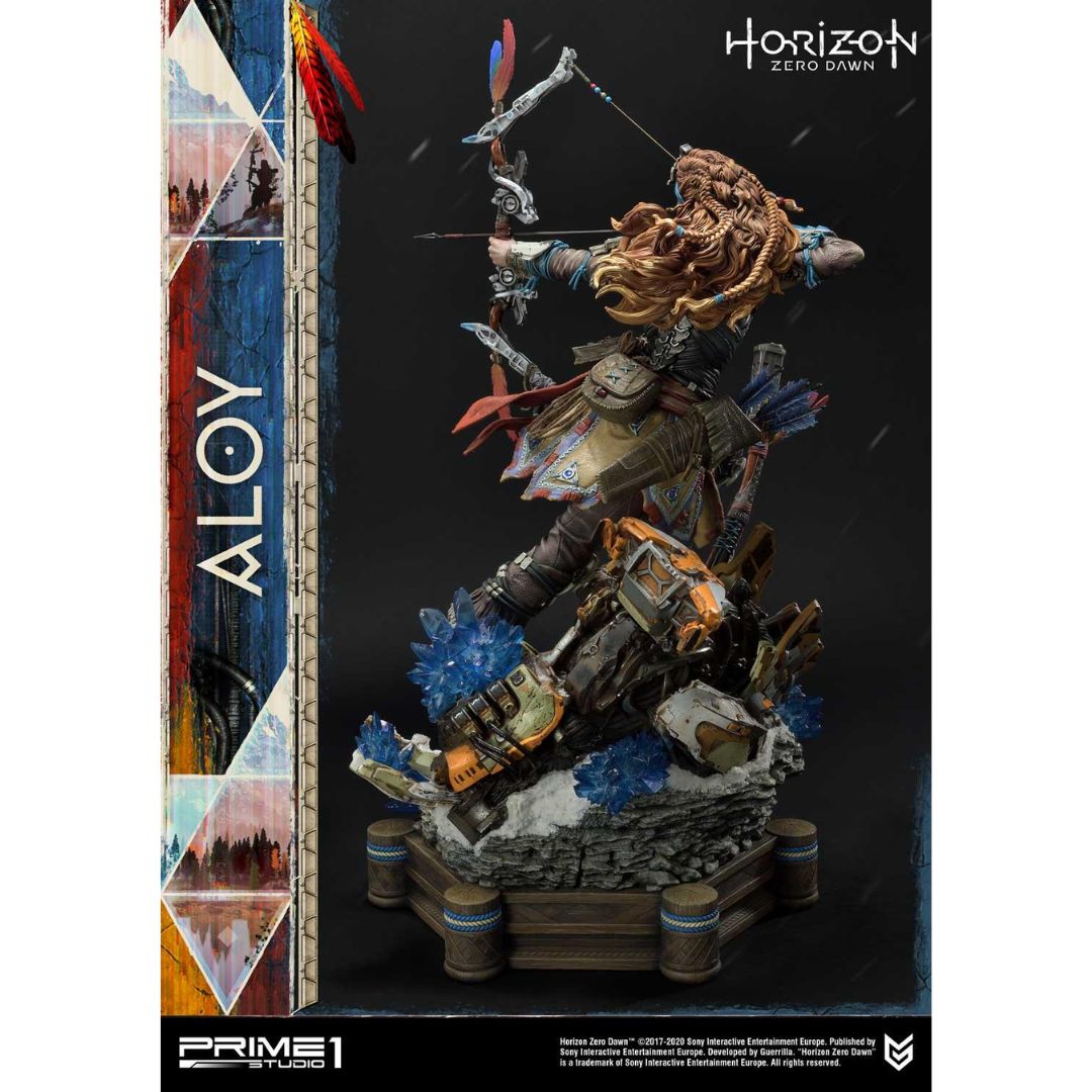 Horizon Zero Dawn Aloy Shield-Weaver Armor Set Ex Version Statue By Prime1 Studios -Prime 1 Studio - India - www.superherotoystore.com