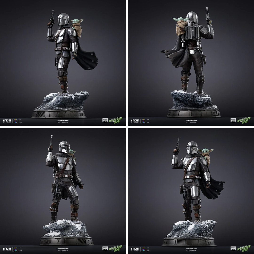 Mandalorian And Grogu Movie Mandalorian And Grogu Statue By Iron Studios -Iron Studios - India - www.superherotoystore.com