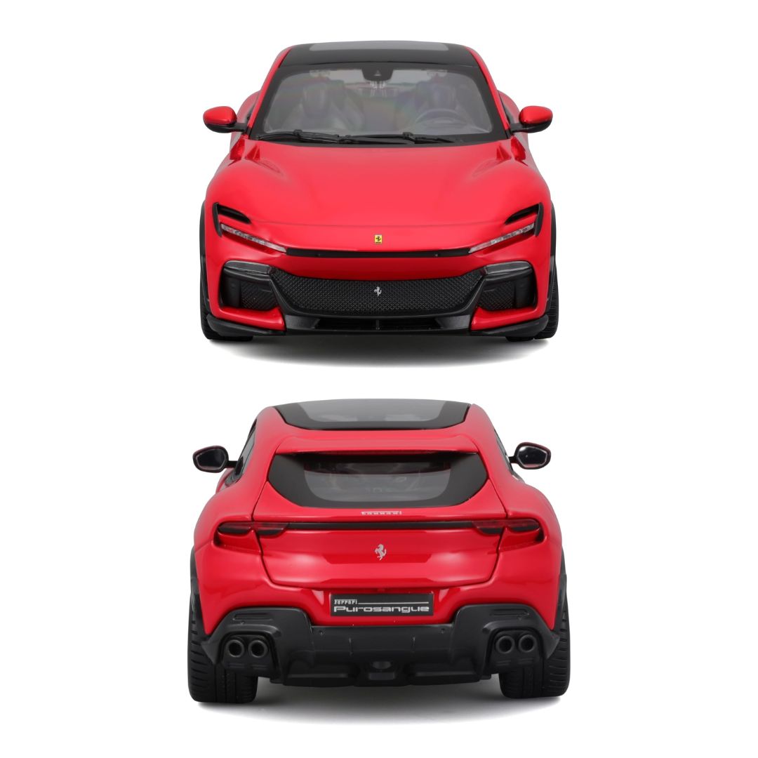Red Ferrari Purosangue in Hard Case 1:24 Scale Die-Cast Car by Bburago