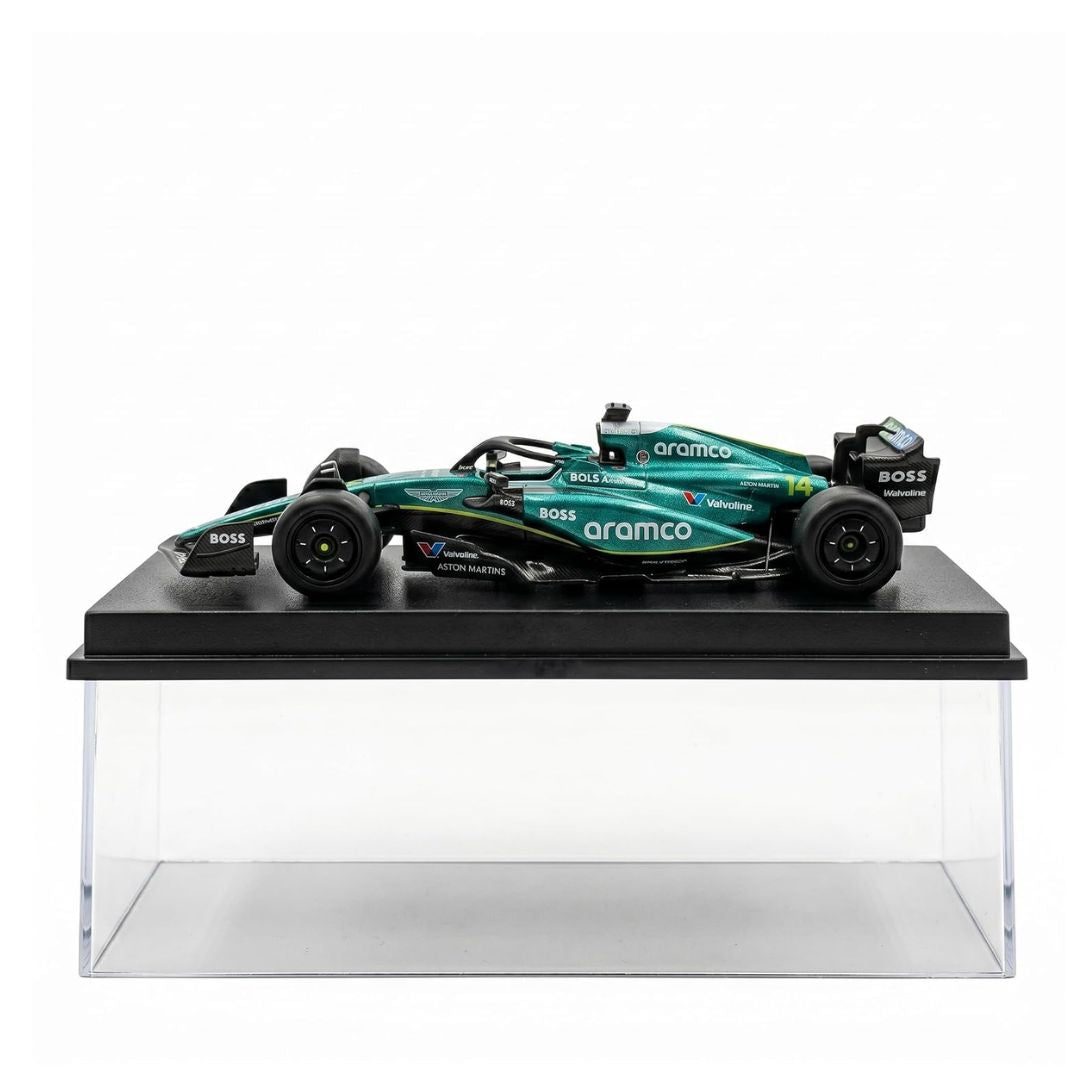 Rw Aston Martin Amr24 F1 Fernando Alonso #14 1:43 Scale Licensed Die-Cast Car By Qy Toys -Qy Toys - India - www.superherotoystore.com