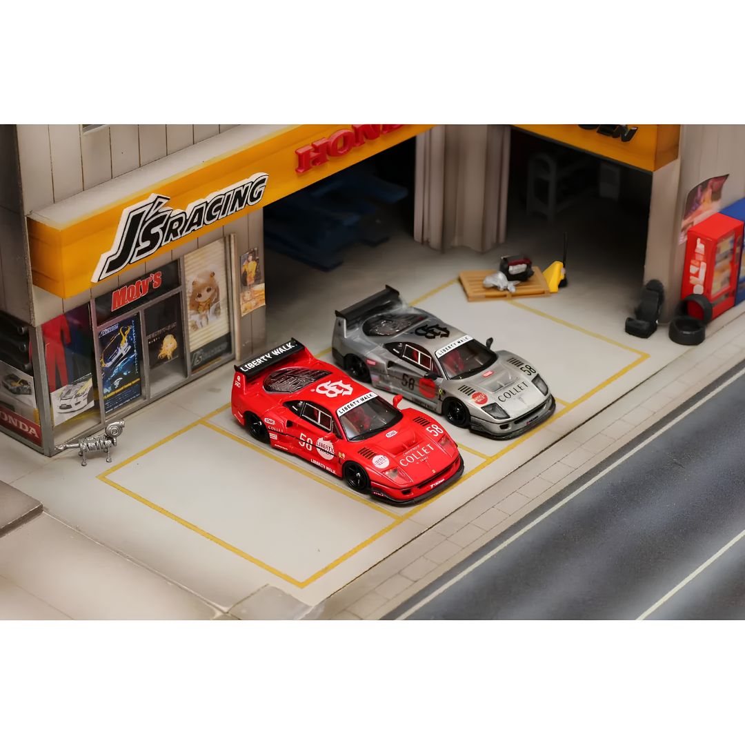 Liberty Walk F40 Raw #58 1:64 Scale Die-Cast Car By Ghost Player X Street Weapon