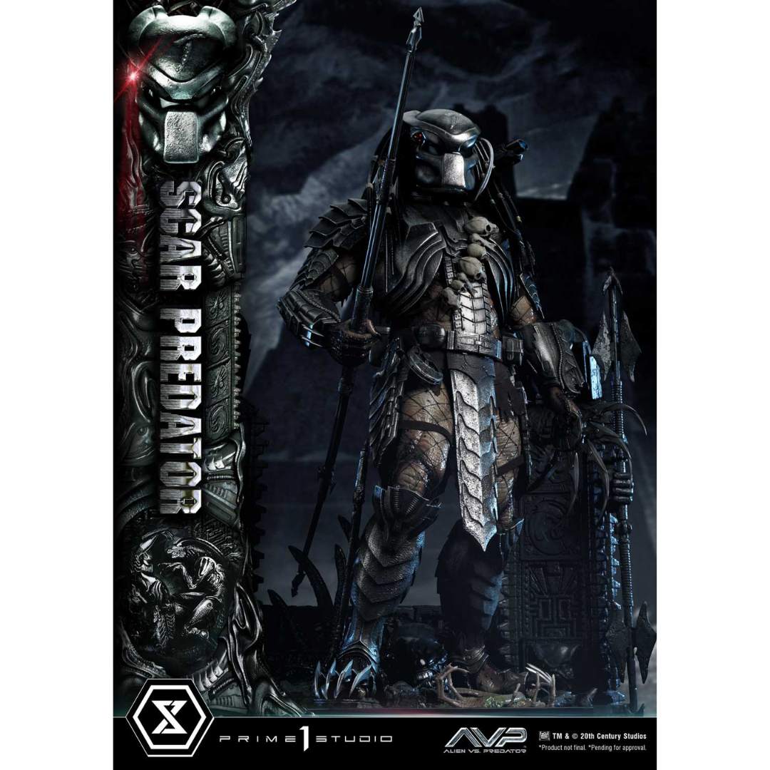 Alien vs.Predator Scar Predator Figure by Prime1 Studios -Prime 1 Studio - India - www.superherotoystore.com