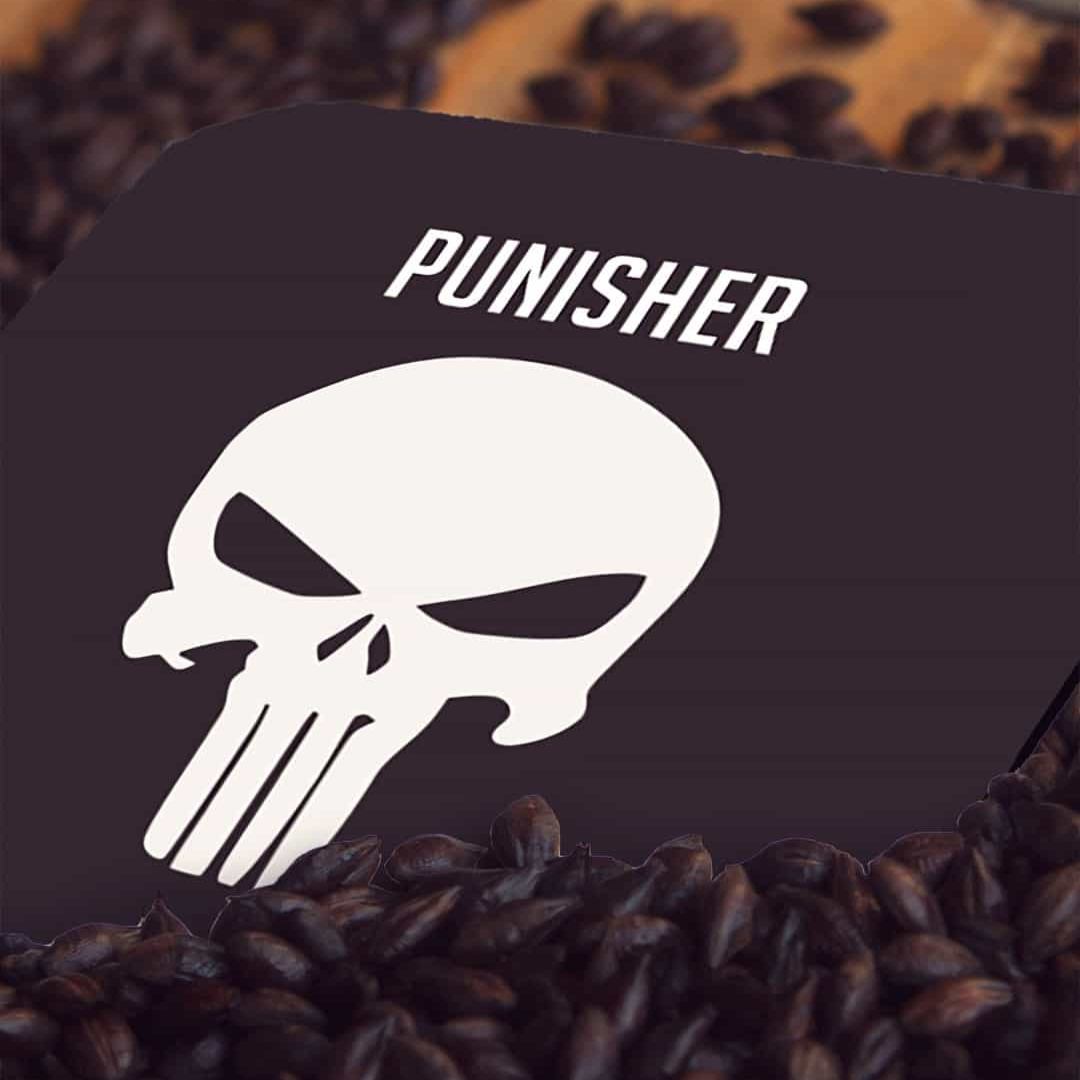 Punisher Symbol - 10 X 10 (cm) Coaster -Celfie Design - India - www.superherotoystore.com