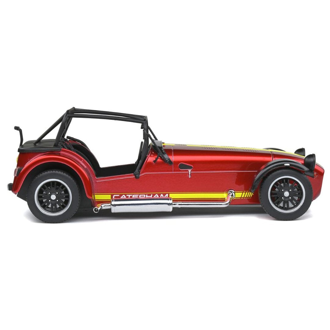 Red CATERHAM SEVEN 275 -2014 1:18 Scale die-cast car by Solido -Solido - India - www.superherotoystore.com