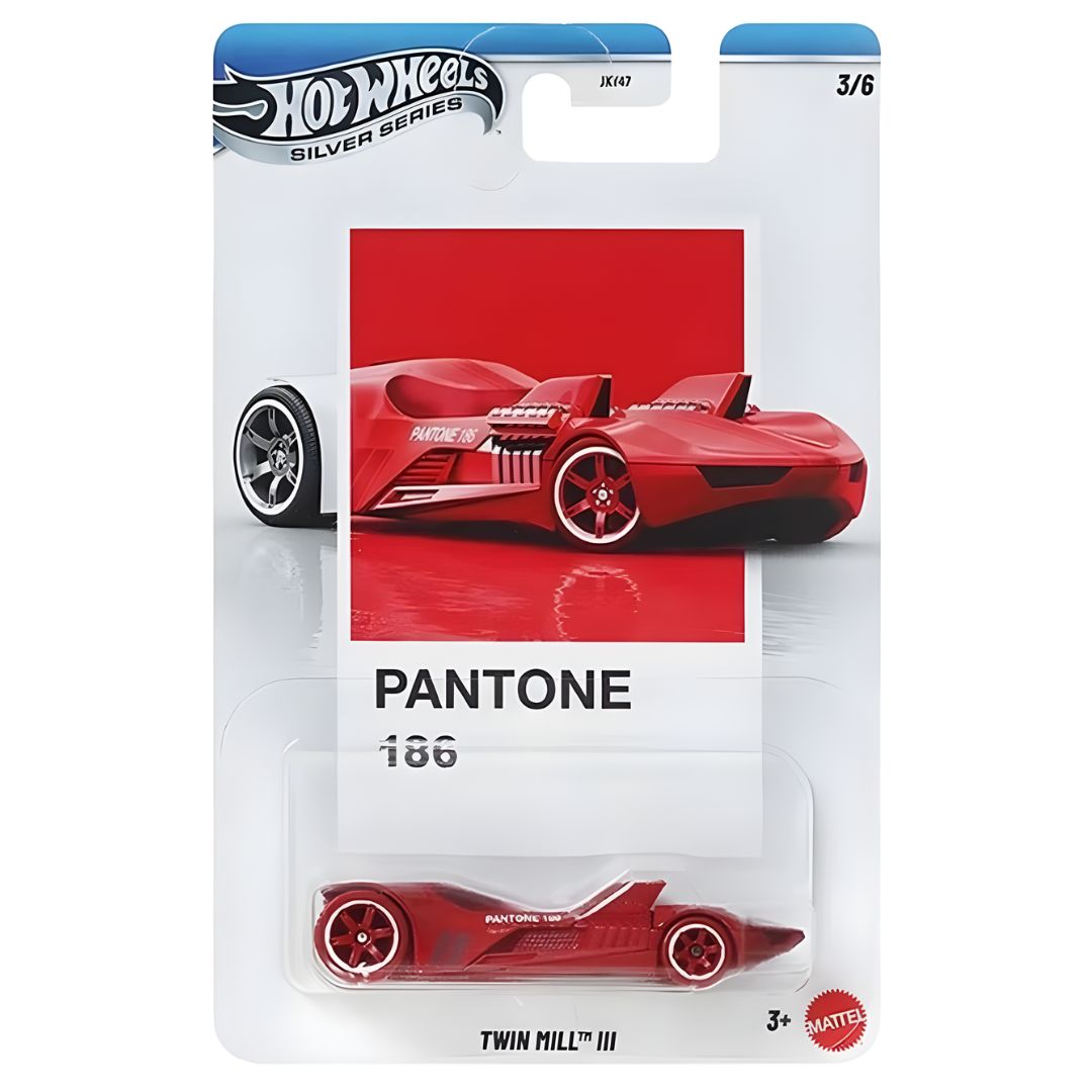 Hot Wheels Silver Series Pantone 186 Twin Mill TM III By Hot Wheels (3/6) -Hot Wheels - India - www.superherotoystore.com