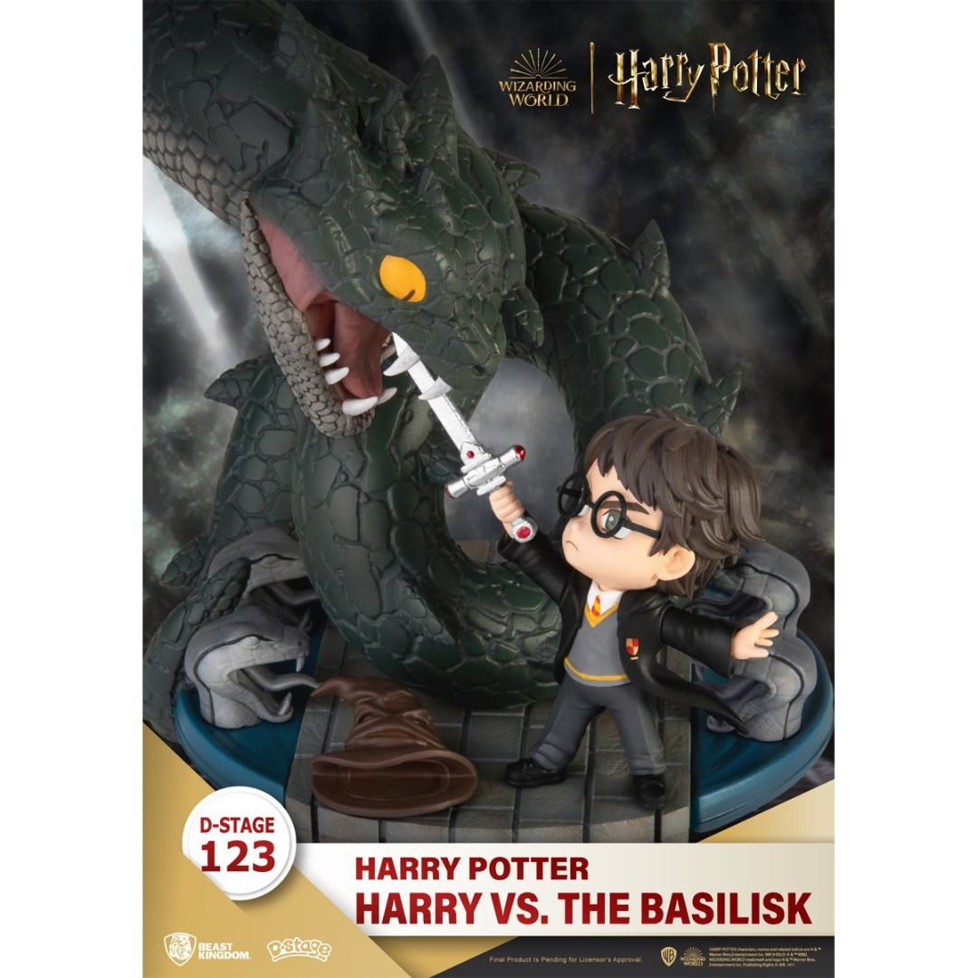 Harry vs. the Basilisk Reissue Statue by Beast Kingdom -Beast Kingdom - India - www.superherotoystore.com