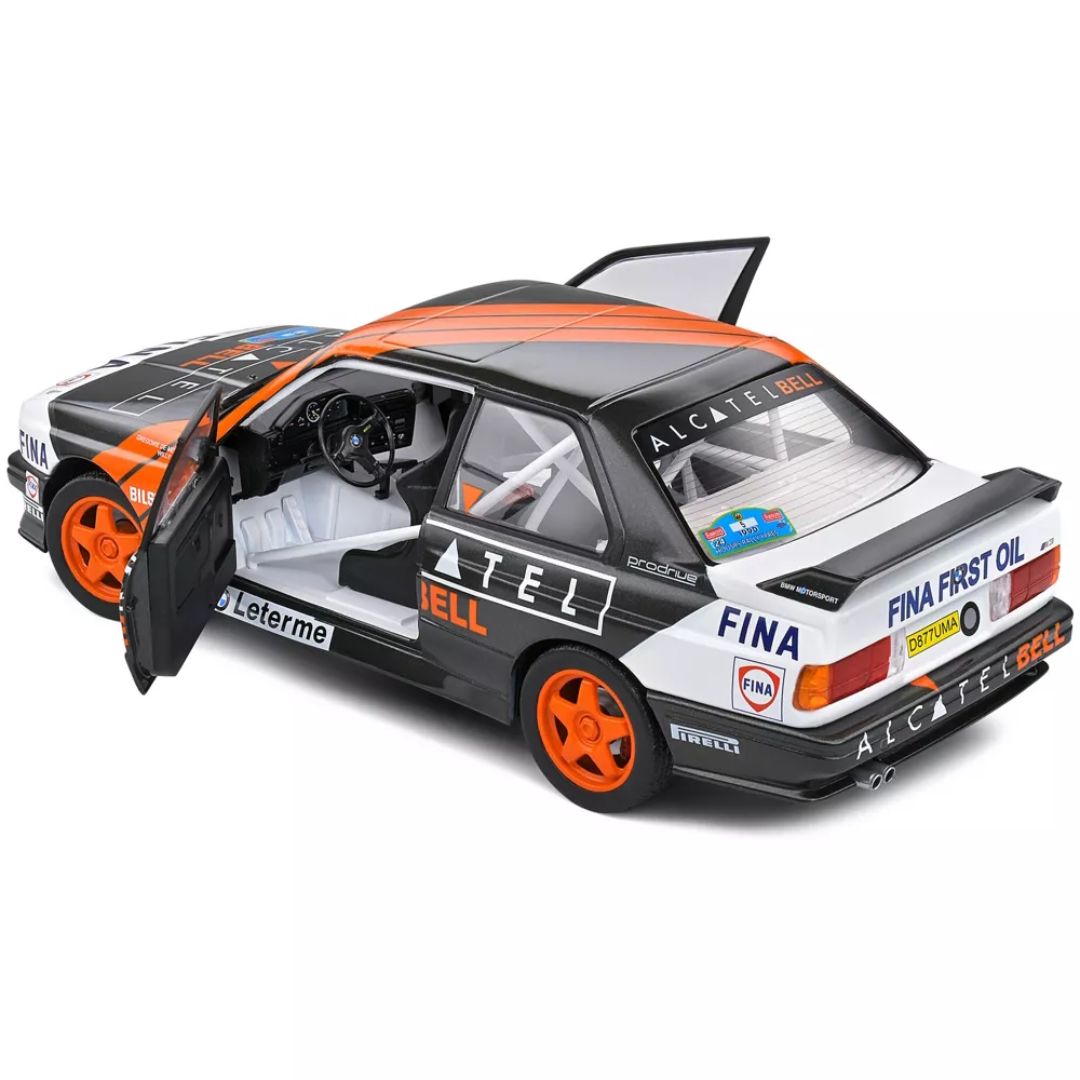 Black 1990 BMW M3 E30 Gr A Rally Ypres 1:18 Scale die-cast car by Solido -Solido - India - www.superherotoystore.com