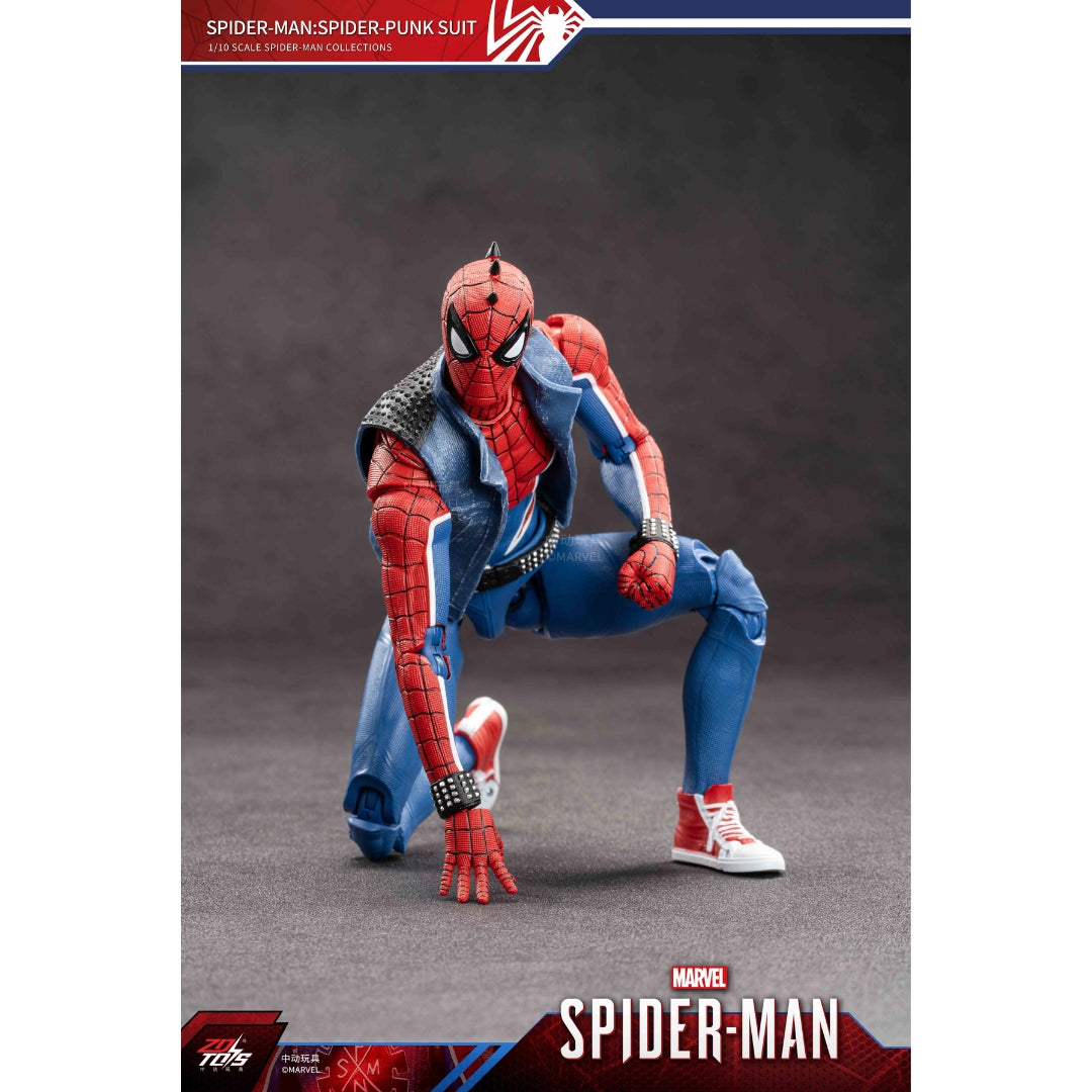 Spider-Man: Spider-Punk Suit Action Figure By Zd Toys