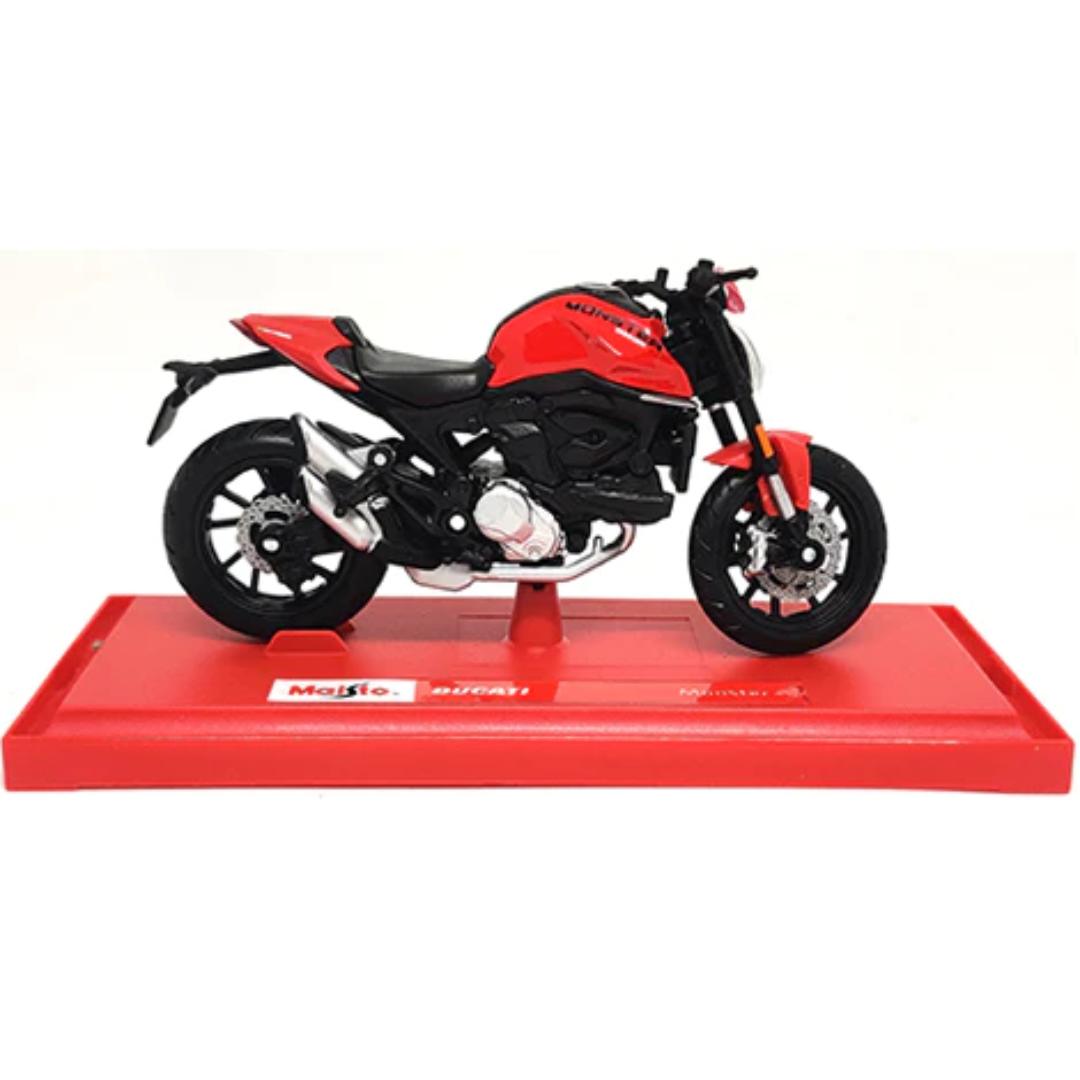 1:18 MODEL (14+) DUCATI MONSTER +2021 -Maisto - India - www.superherotoystore.com