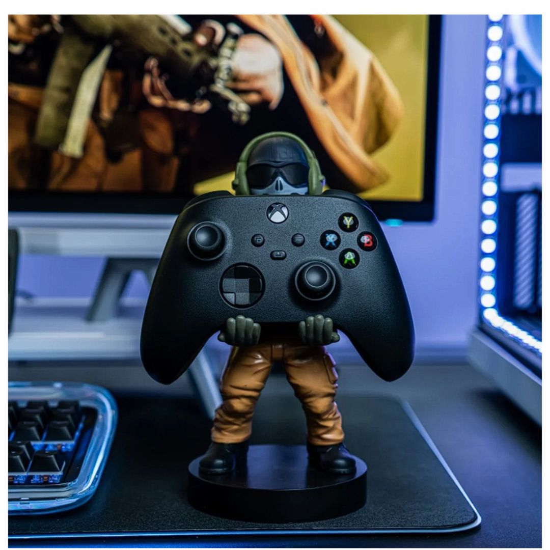 Call Of Duty: Lt. Simon “Ghost” Riley Cable Guys Controller Holder And Phone Stand By Exg Pro -EXG Pro - India - www.superherotoystore.com