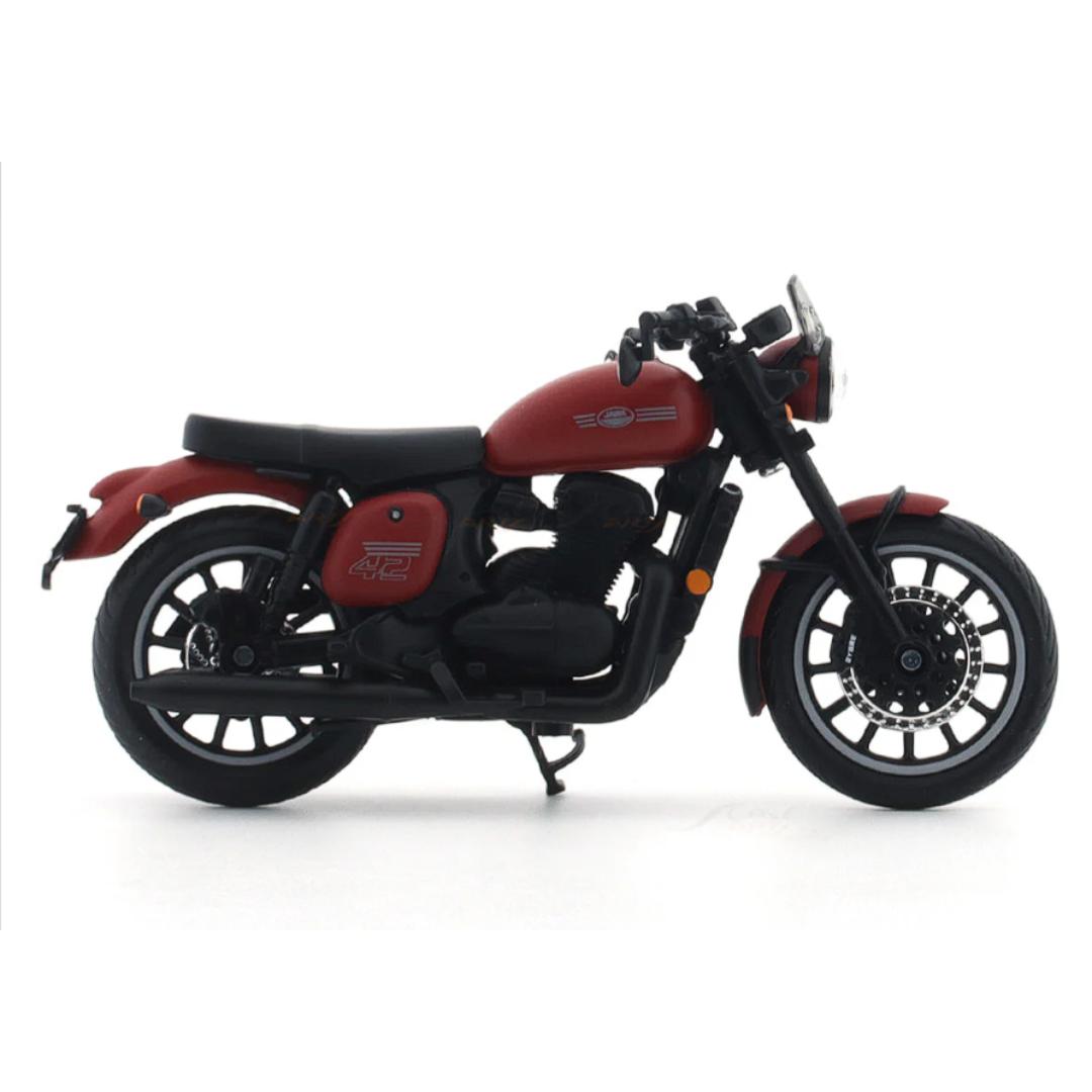 Jawa 42 Orion Red 1:18 Scale Die-Cast Bike by Maisto -Maisto - India - www.superherotoystore.com