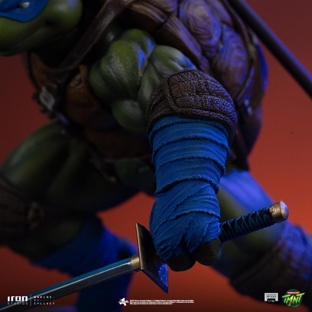 Teenage Mutant Ninja Turtles Leonardo Statue By Iron Studios