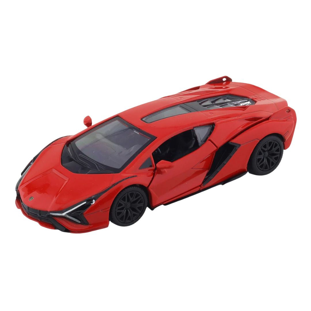 Red Lamborghini Sian 1:43 Scale Die-Cast Car By RMZ