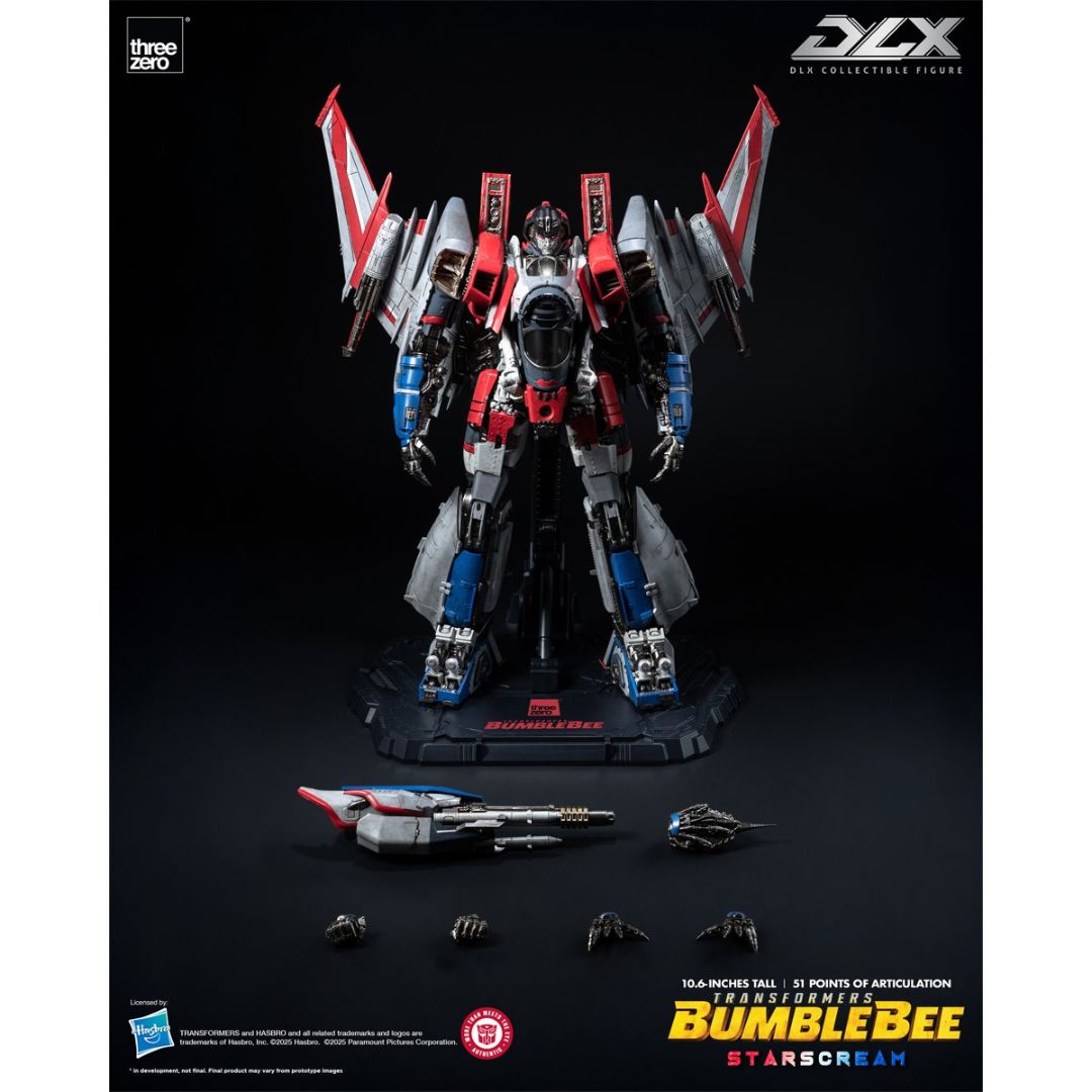 Transformers: Bumblebee Starscream Dlx Action Figure By Threezero -ThreeZero - India - www.superherotoystore.com