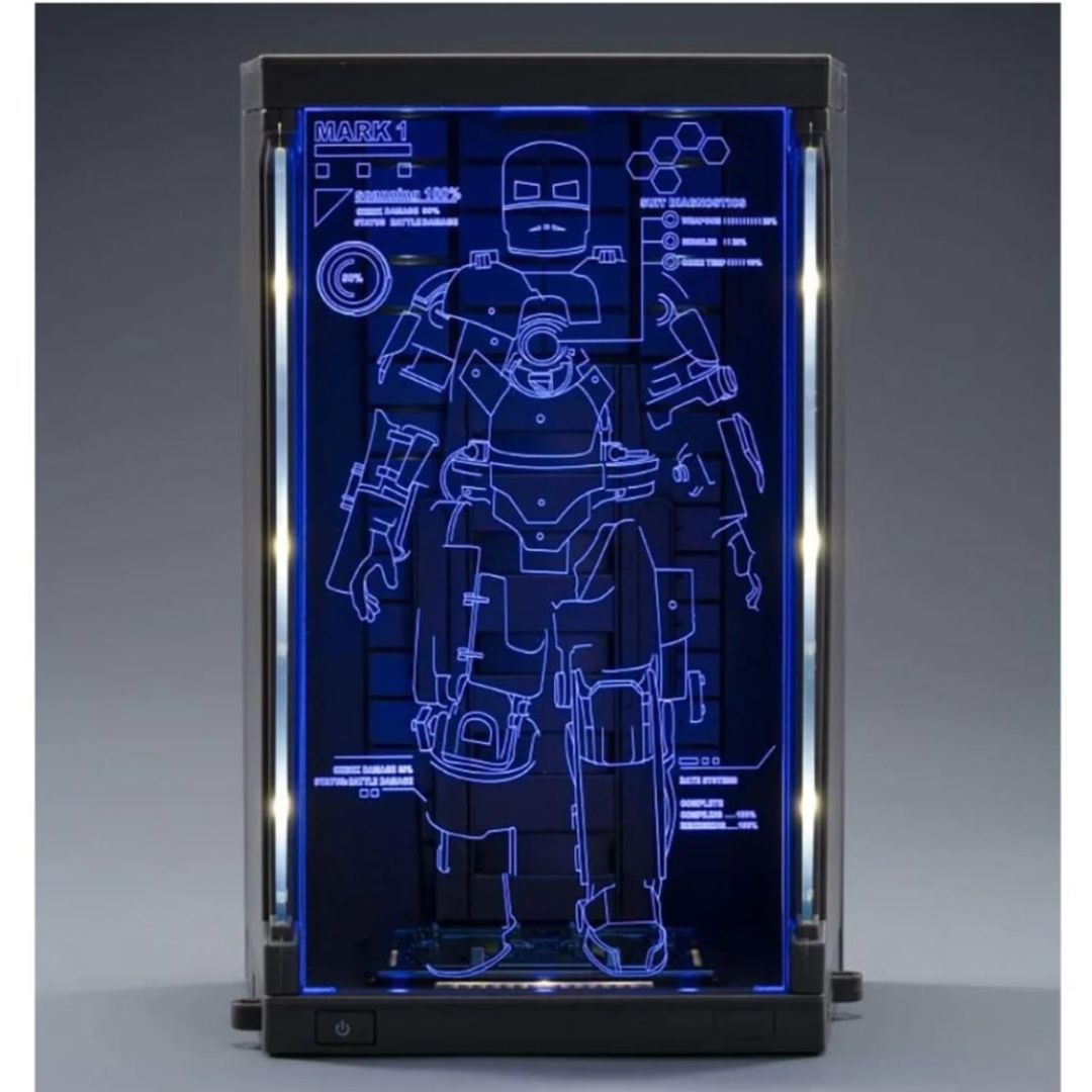 Iron Man Mk1 Hall Of Amour With Hologram Effect By Zd Toys