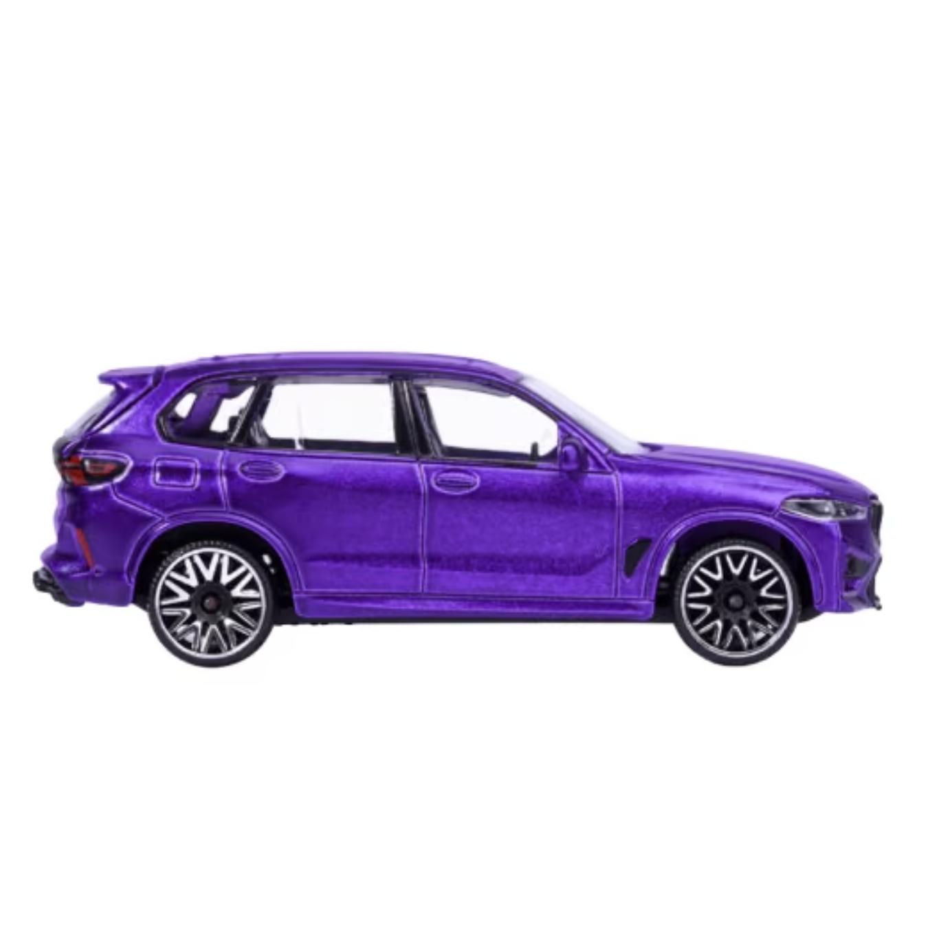 Showroom Premium Purple BMW X5M Competition 1:64 Scale Die-Cast car By Majorette -Majorette - India - www.superherotoystore.com