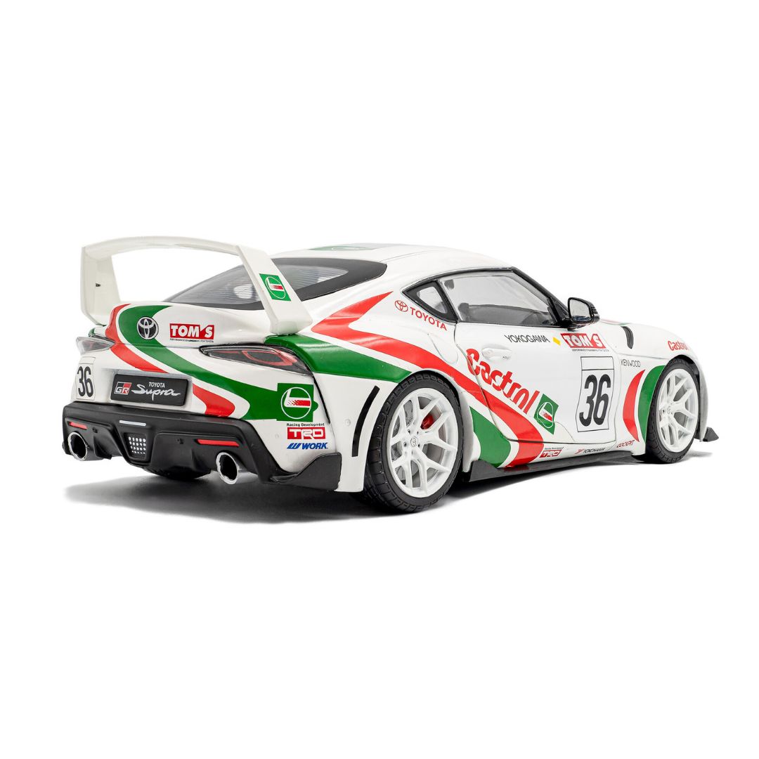 1:18 Toyota Gr Supra Toyota Racing Tribute White 2024 By Solido