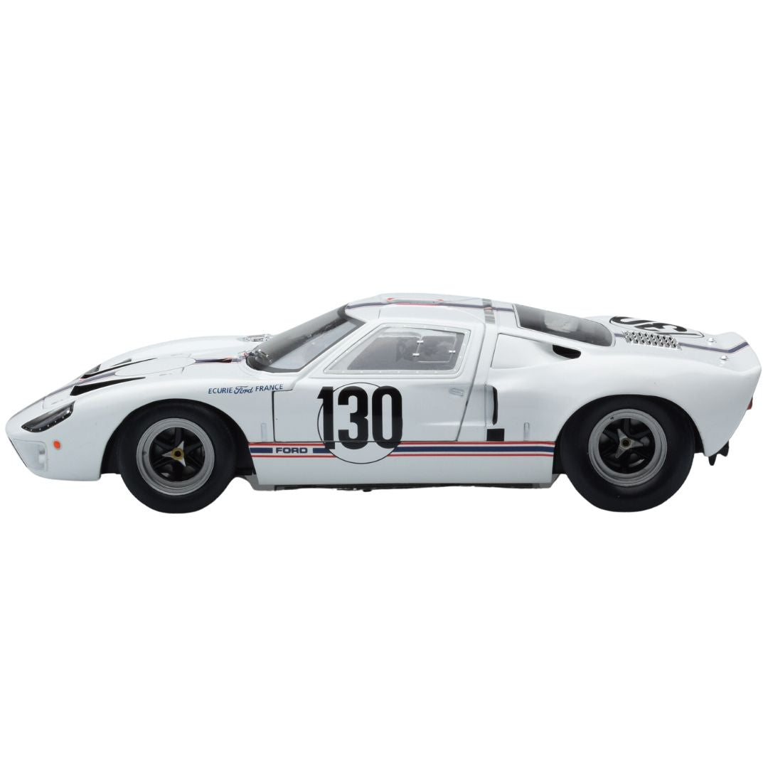 1967 White Ford GT40 Mk1 1:18 Scale Die-Cast Car by Solido -Solido - India - www.superherotoystore.com