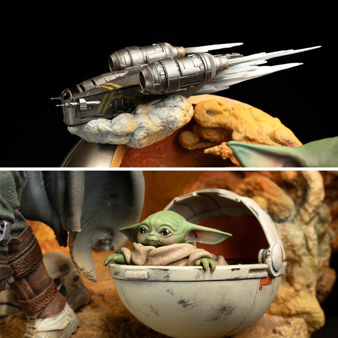 The Mandalorian Fine Art Statue By Pcs Collectibles -PCS Collectibles - India - www.superherotoystore.com