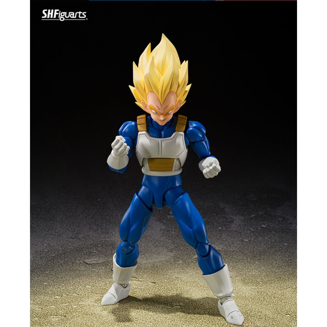 Dragon Ball Z Super Saiyan Vegeta Dangerous Pride S.H.Figuarts Action figure By Tamashii Nations -Tamashii Nations - India - www.superherotoystore.com