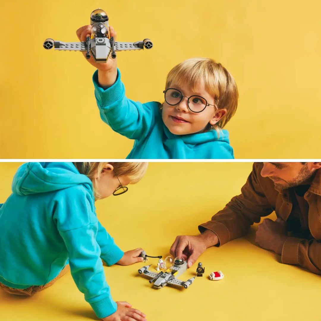 Star Wars Mando And Grogu'S N-1 Starfighter By Lego -Lego - India - www.superherotoystore.com