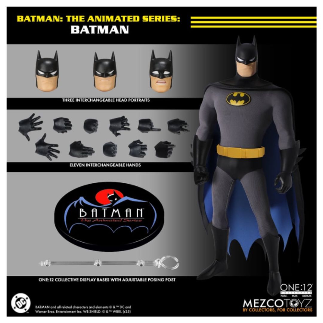 Batman: The Animated Series Batman By Mezco Toys -Mezco Toys - India - www.superherotoystore.com