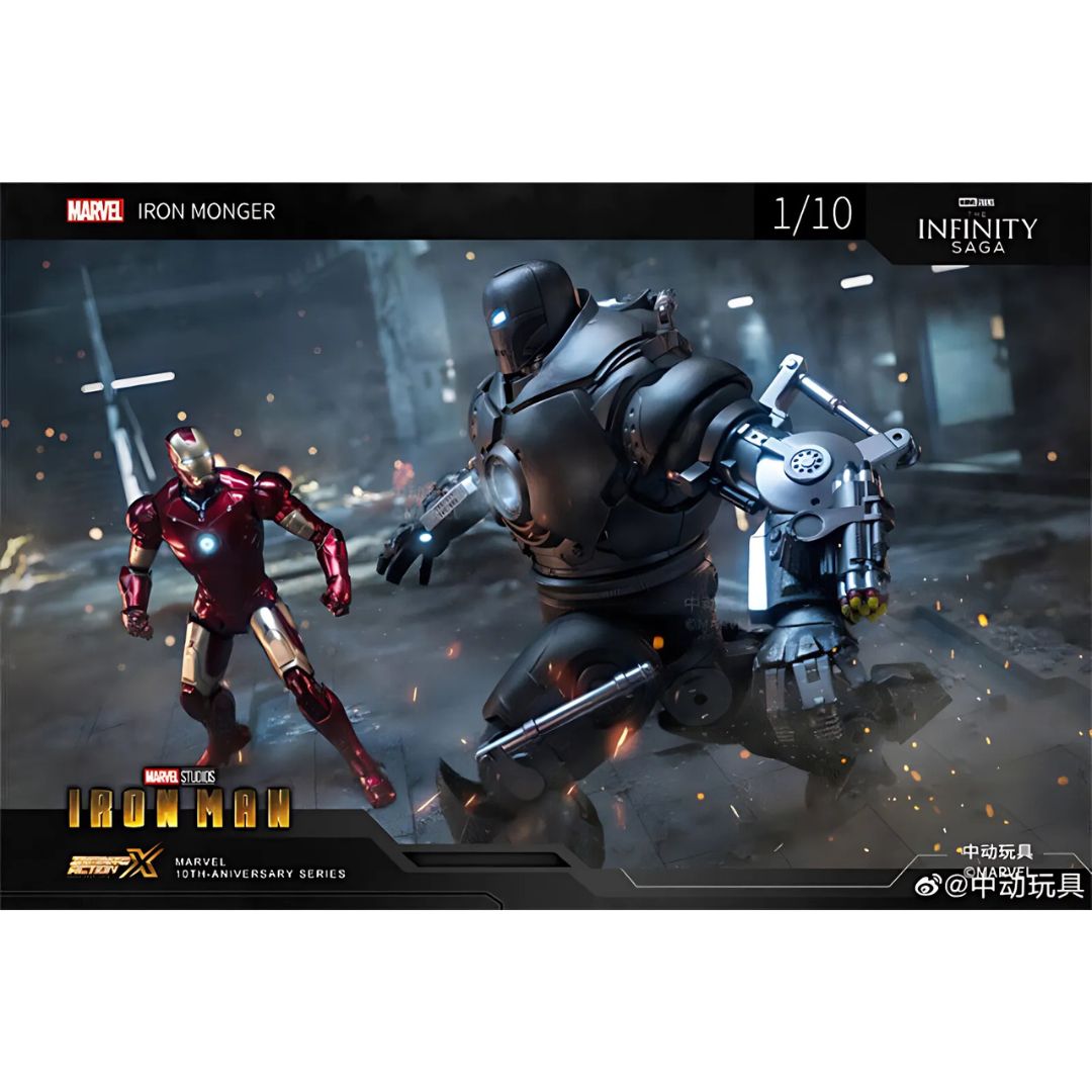 Iron Man Mk3& Iron Monger Setaction Figure By Zd Toys -ZD Toys - India - www.superherotoystore.com