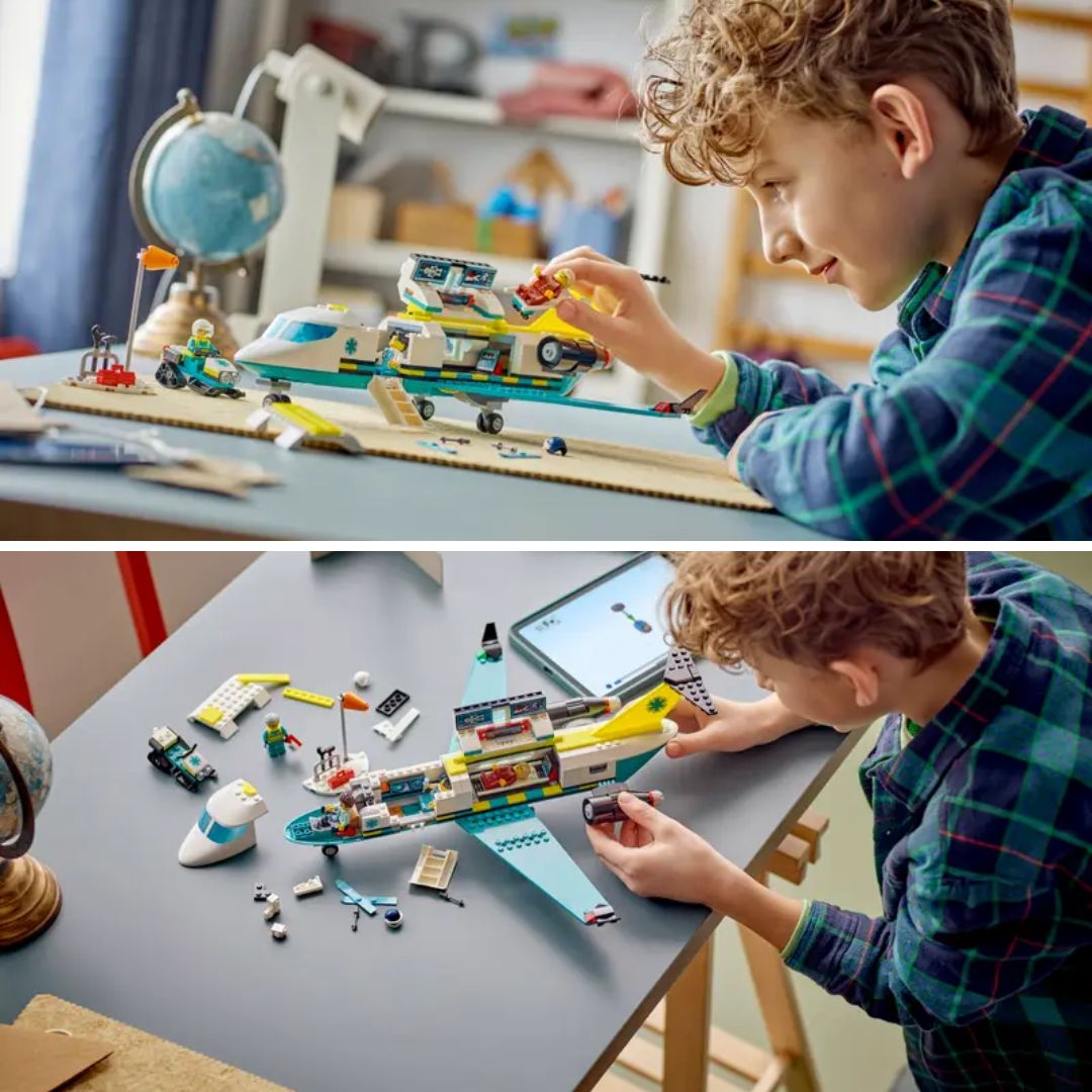 Lego City Emergency Air Ambulance Airplane By Lego -Lego - India - www.superherotoystore.com