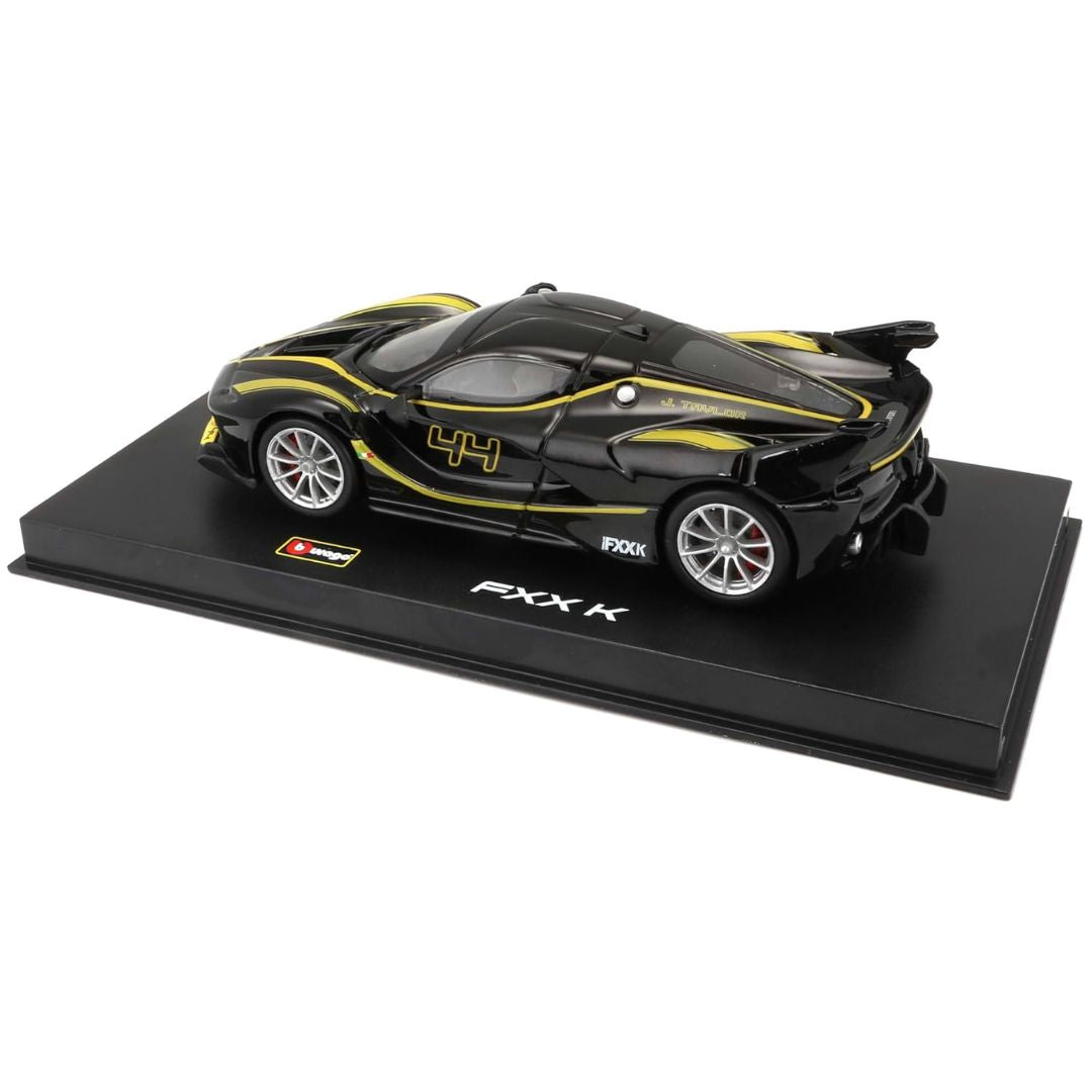 Black Ferrari FXX K 1:43 Scale Die-Cast car by Bburago -Bburago - India - www.superherotoystore.com