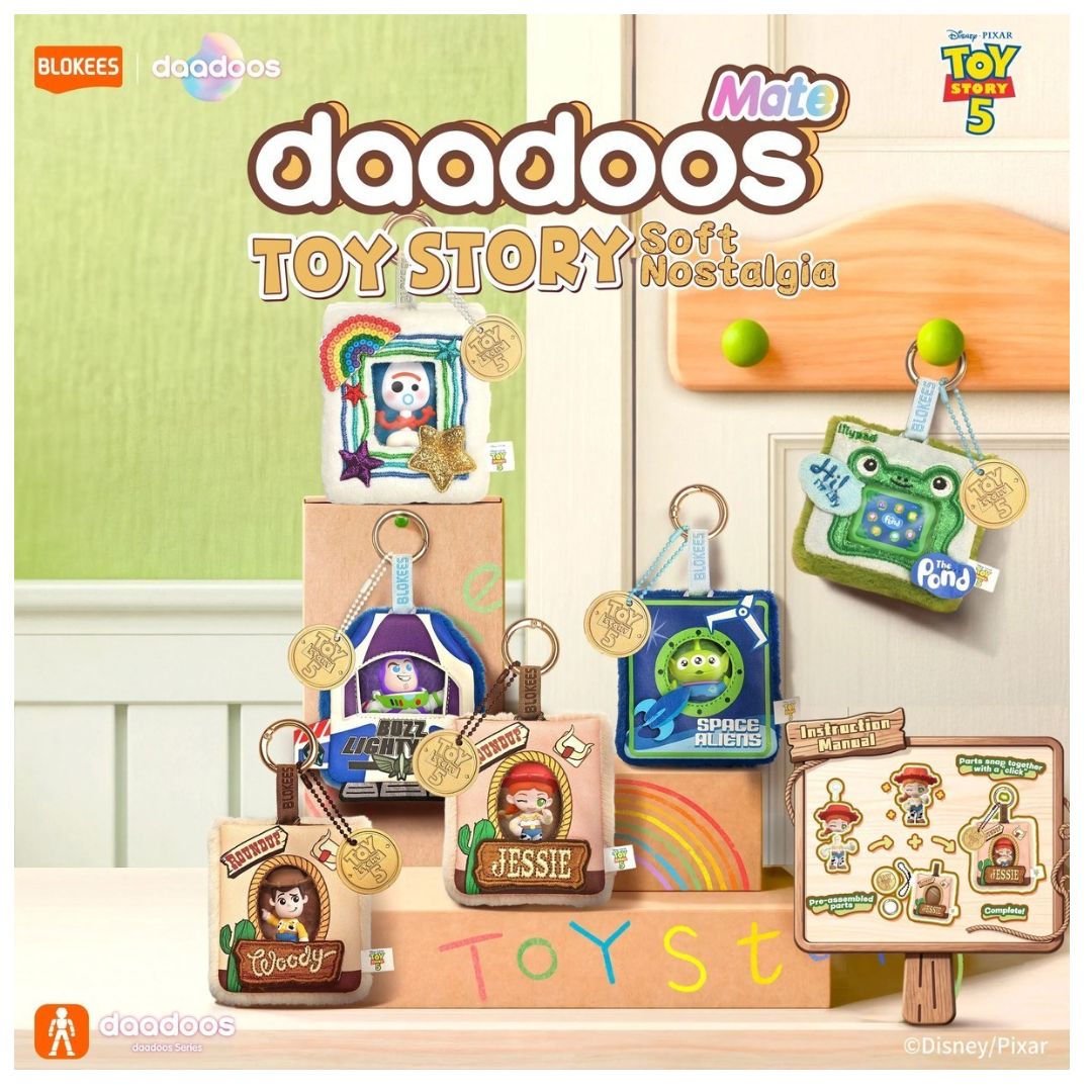 Toy Story-Daadoos-Mate01-Plushie Memories Blind Box Model Kit By Blokees