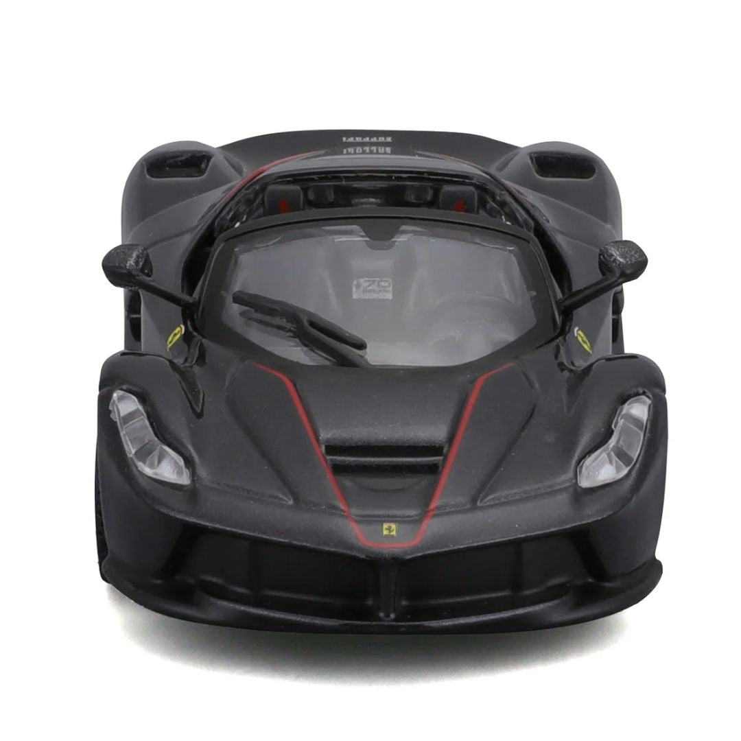 Black Ferrari LaFerrari Aperta 1:43 Scale Die-Cast car by Bburago -Bburago - India - www.superherotoystore.com