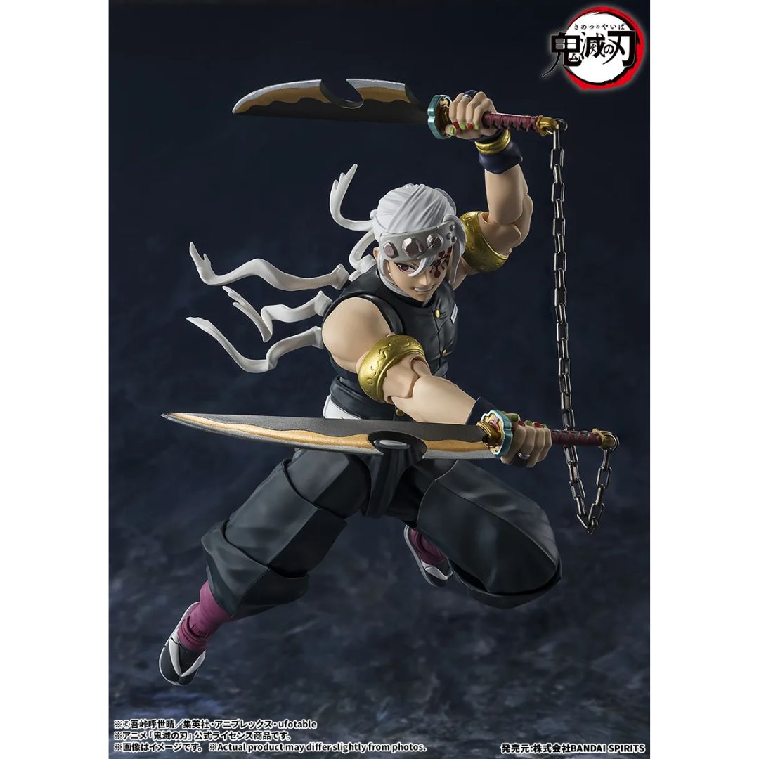 Demon Slayer Tengen Uzui S.H.Figuarts Action Figure By Tamashii Nations