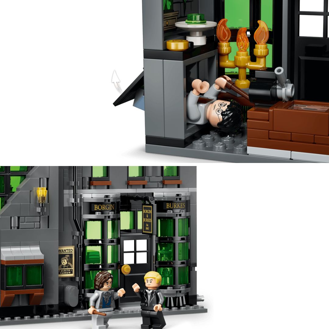 Harry Potter Knockturn Alley Wizarding Shops By Lego