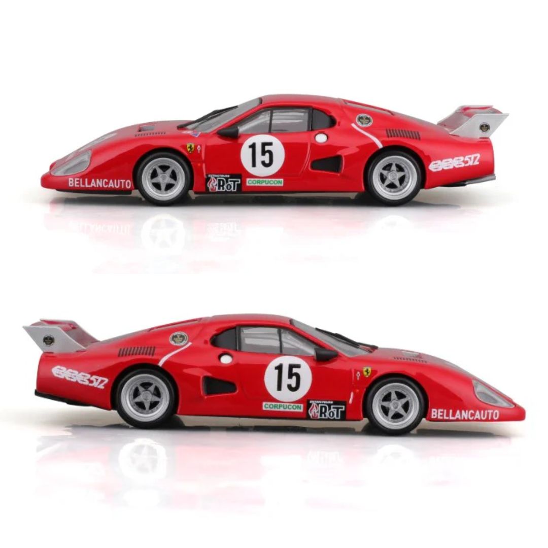 Ferrari 512 BB Series II 1:43 Scale Die-Cast Car By Bburago -Bburago - India - www.superherotoystore.com