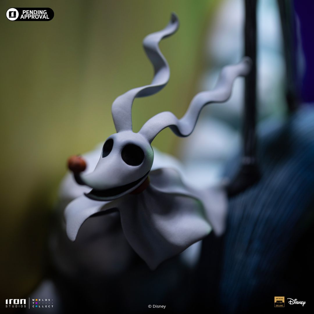Jack And Sally Nightmare Before Christmas Deluxe Statue By Iron Studios -Iron Studios - India - www.superherotoystore.com