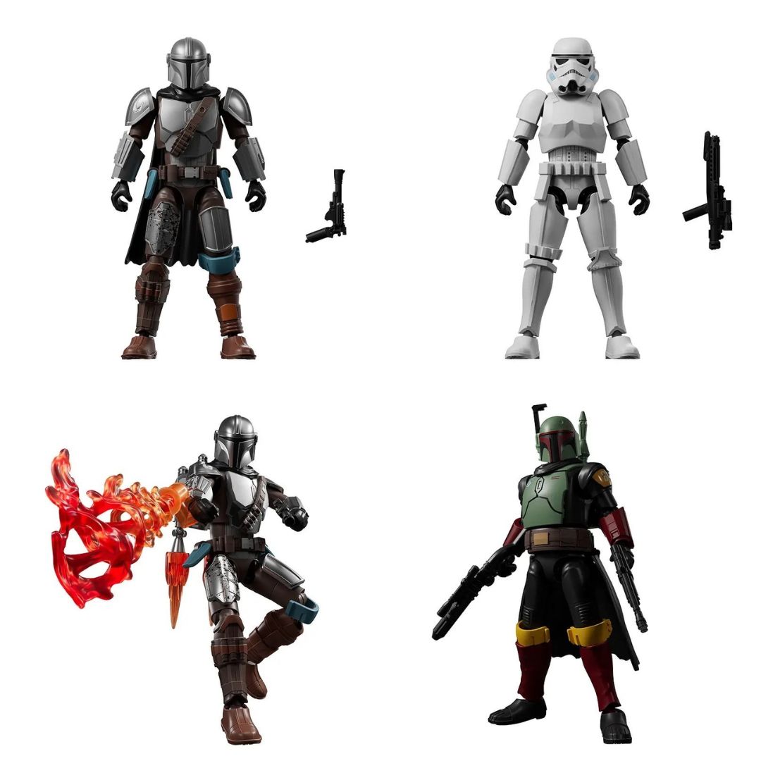 Star Wars Gv01 75841-The Mandalorian Seriesblind Box Model Kit By Blokees