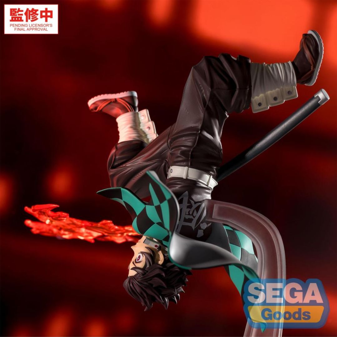 Luminasta Anime "Demon Slayer: Kimetsu No Yaiba" -Tanjiro Kamado- Hinokami Kagura Setting Sun Transformation By Sega Goods