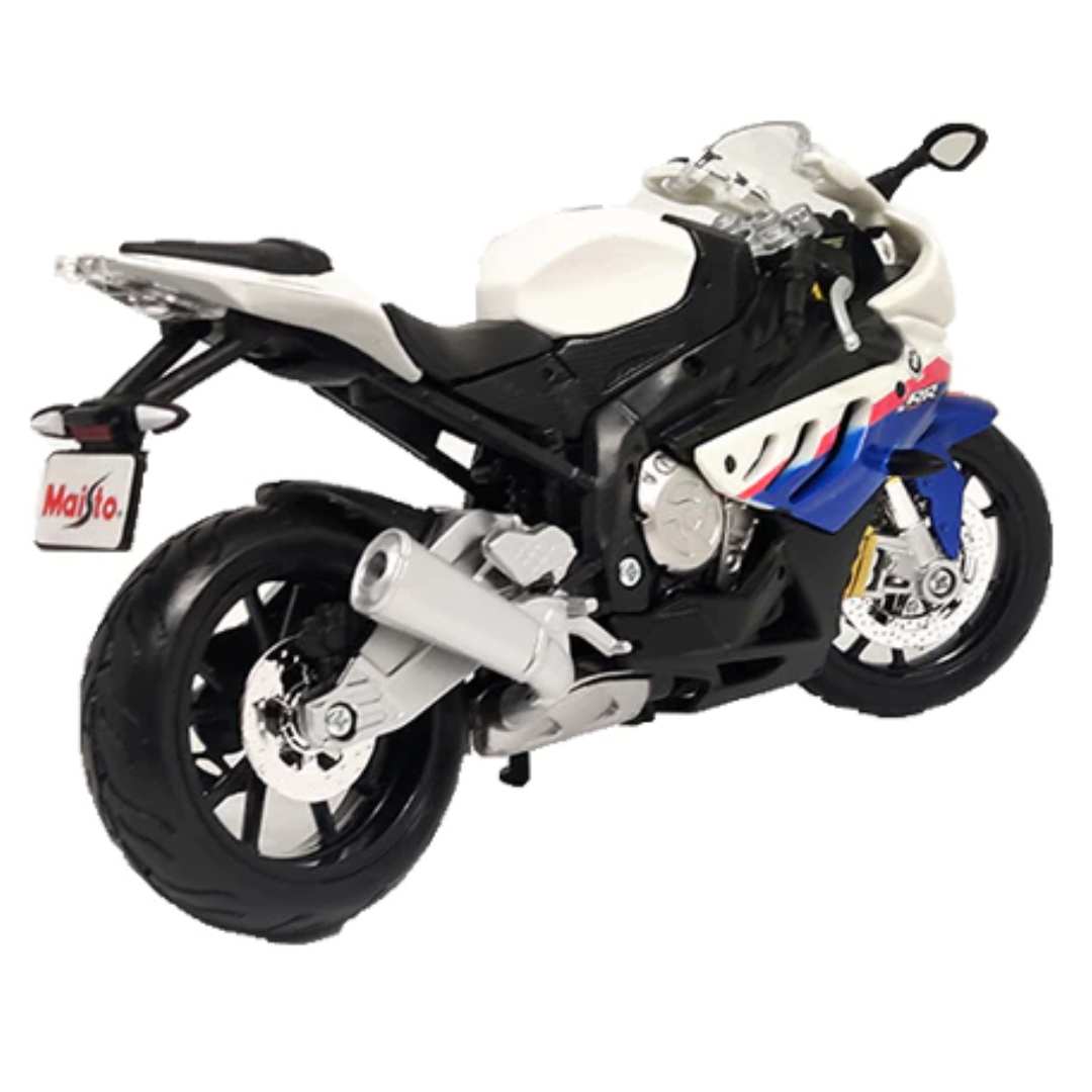 White BMW S 1000 RR Bike Die-cast Bike by Maisto -Maisto - India - www.superherotoystore.com