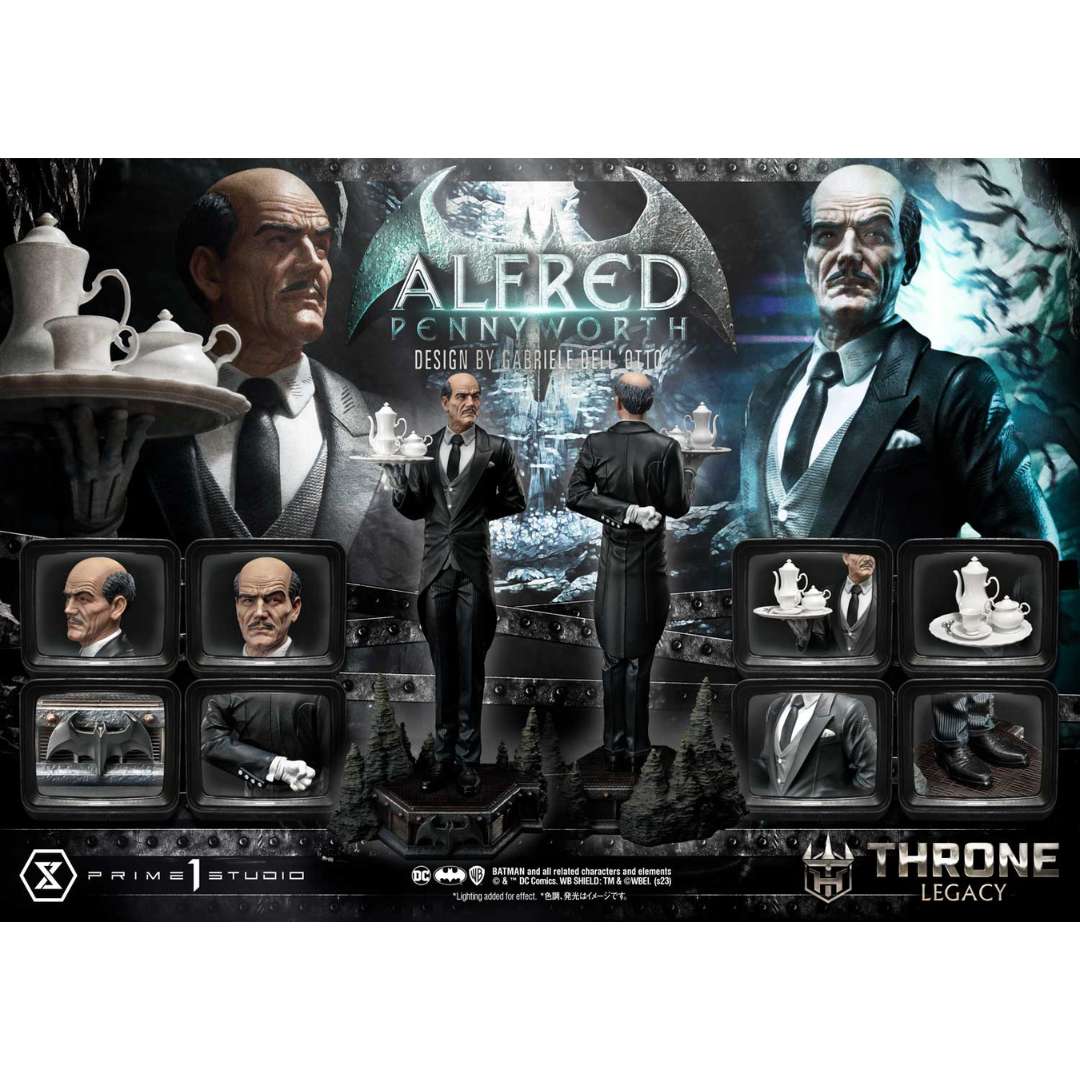 Batman (Comics) Alfred Pennyworth Throne Legacy Statue by Prime 1 Studios -Prime 1 Studio - India - www.superherotoystore.com