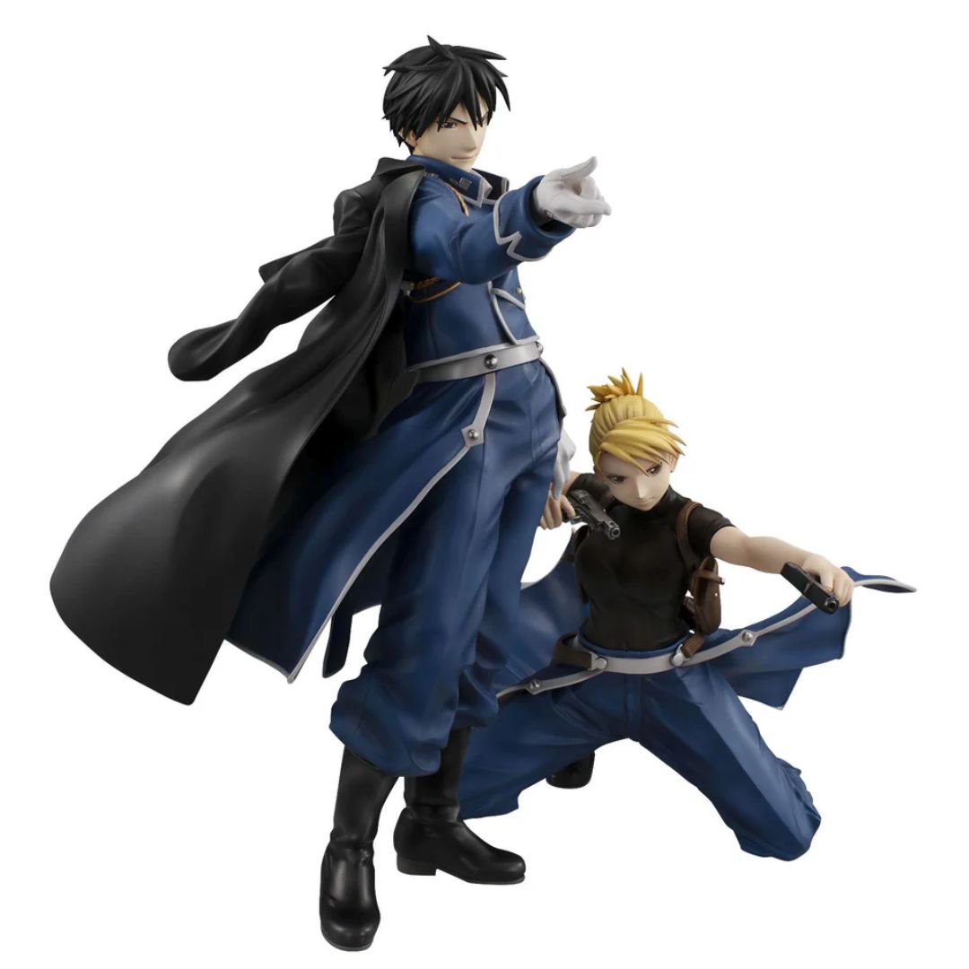 Precious G.E.M. Fullmetal Alchemist Roy Mustang & Liza Hawkeye By Megahouse -Megahouse - India - www.superherotoystore.com