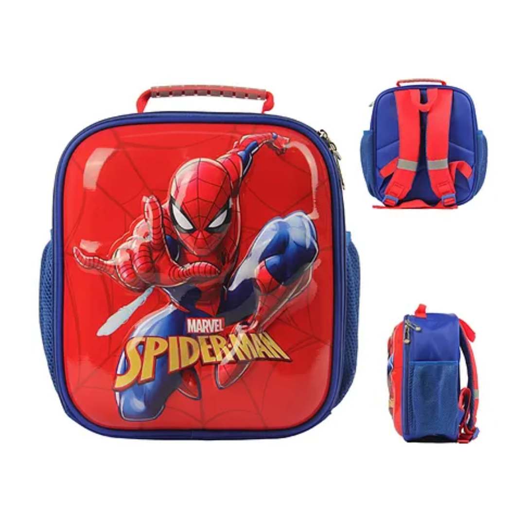 MARVEL SPIDER-MAN HARDSHELL SQUARE SHAPE BAG - RED  by Mesuca -Mesuca - India - www.superherotoystore.com