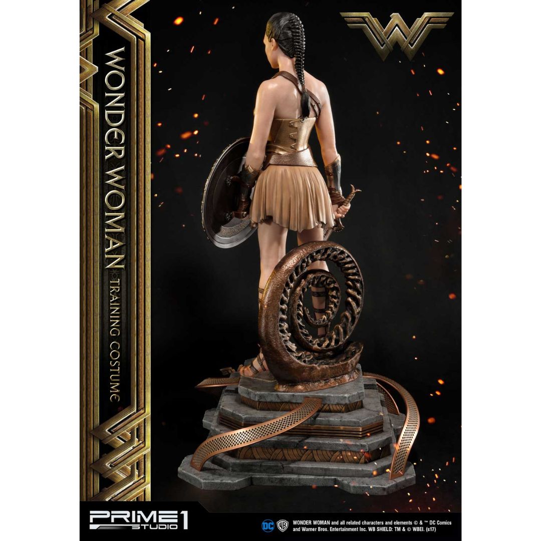Wonder Woman (Film) Wonder Woman Training Costume Gold Version Statue By Prime1 Studios