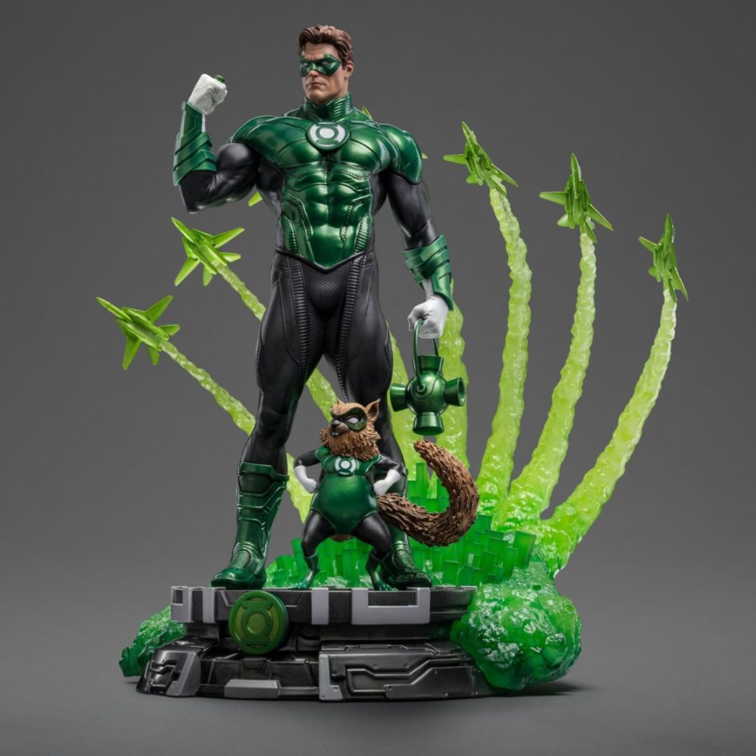 Green Lantern Unleashed Deluxe Statue By Iron Studios -Iron Studios - India - www.superherotoystore.com