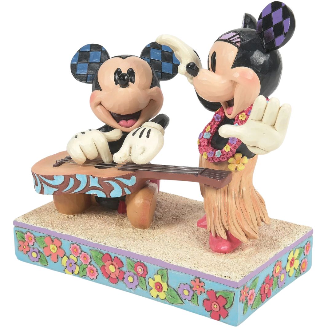 Mickey And Minnie in Hawaii Statue by Enesco -Enesco - India - www.superherotoystore.com