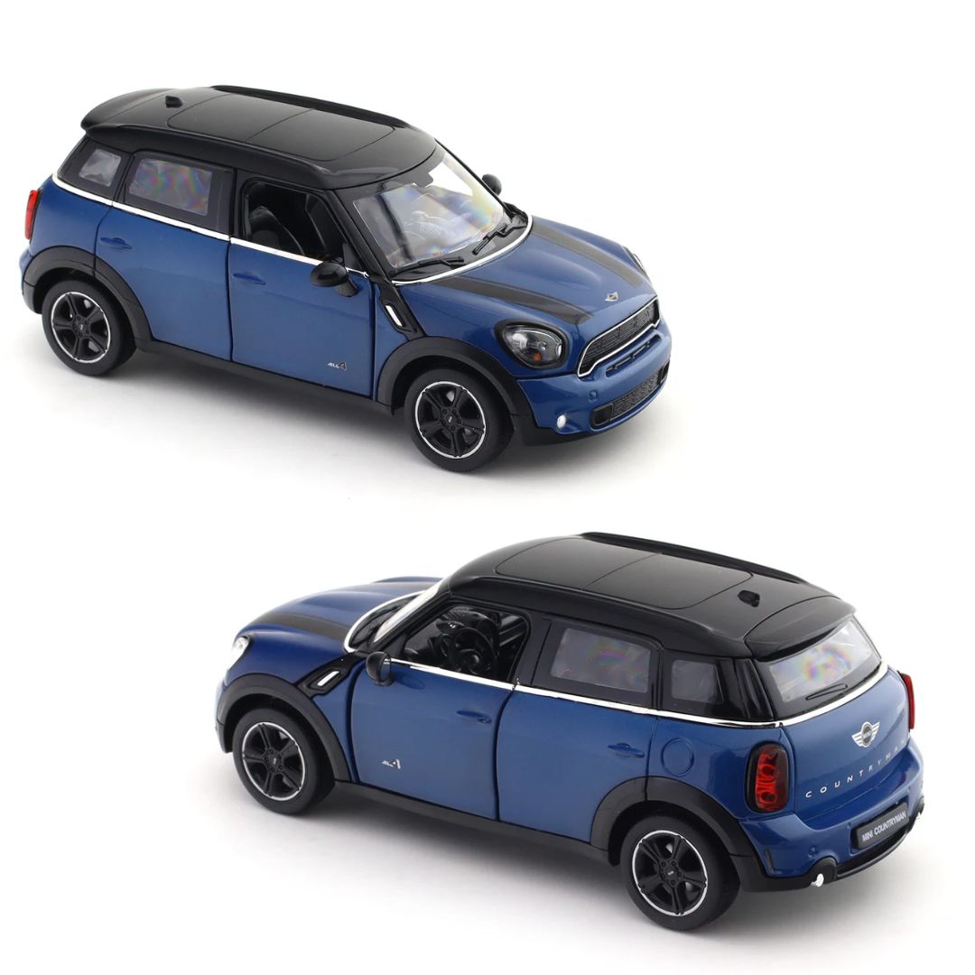 Blue Mini Countryman 1:24 Scale Die-Cast Car By Rastar -Rastar - India - www.superherotoystore.com