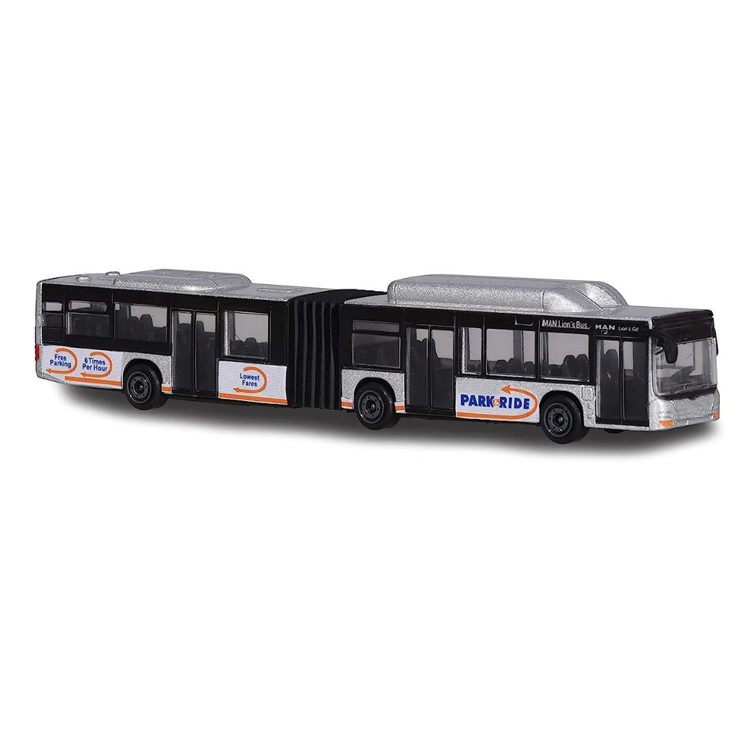 Man City Die-Cast Bus+Siemens Avenio 6 Diecast Tram Assortment  By Majorette By Majorette
