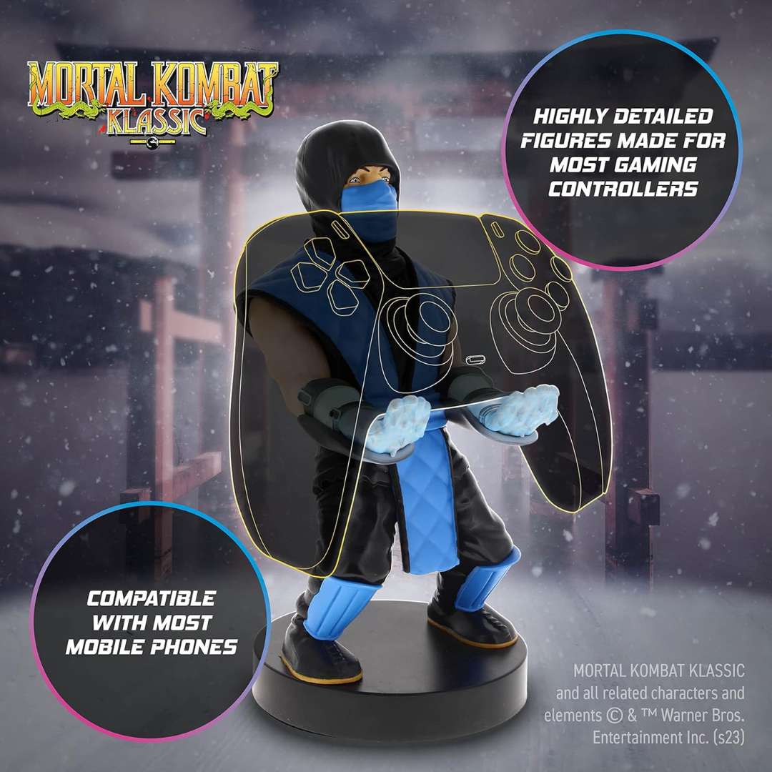 Soporte para movil o mando Cable Guy Sub-Zero Mortal Kombat 