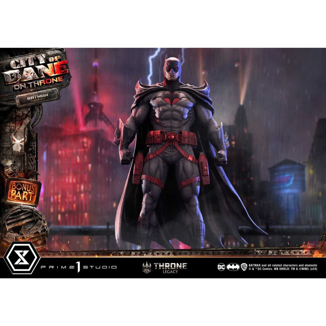 Batman (Comics) City of Bane Flashpoint Batman Statue (Concept design by Carlos D'Anda) Bonus Version by Prime1 Studios -Prime 1 Studio - India - www.superherotoystore.com